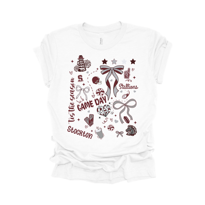 Stockton Stallions Game Day Collage Tee