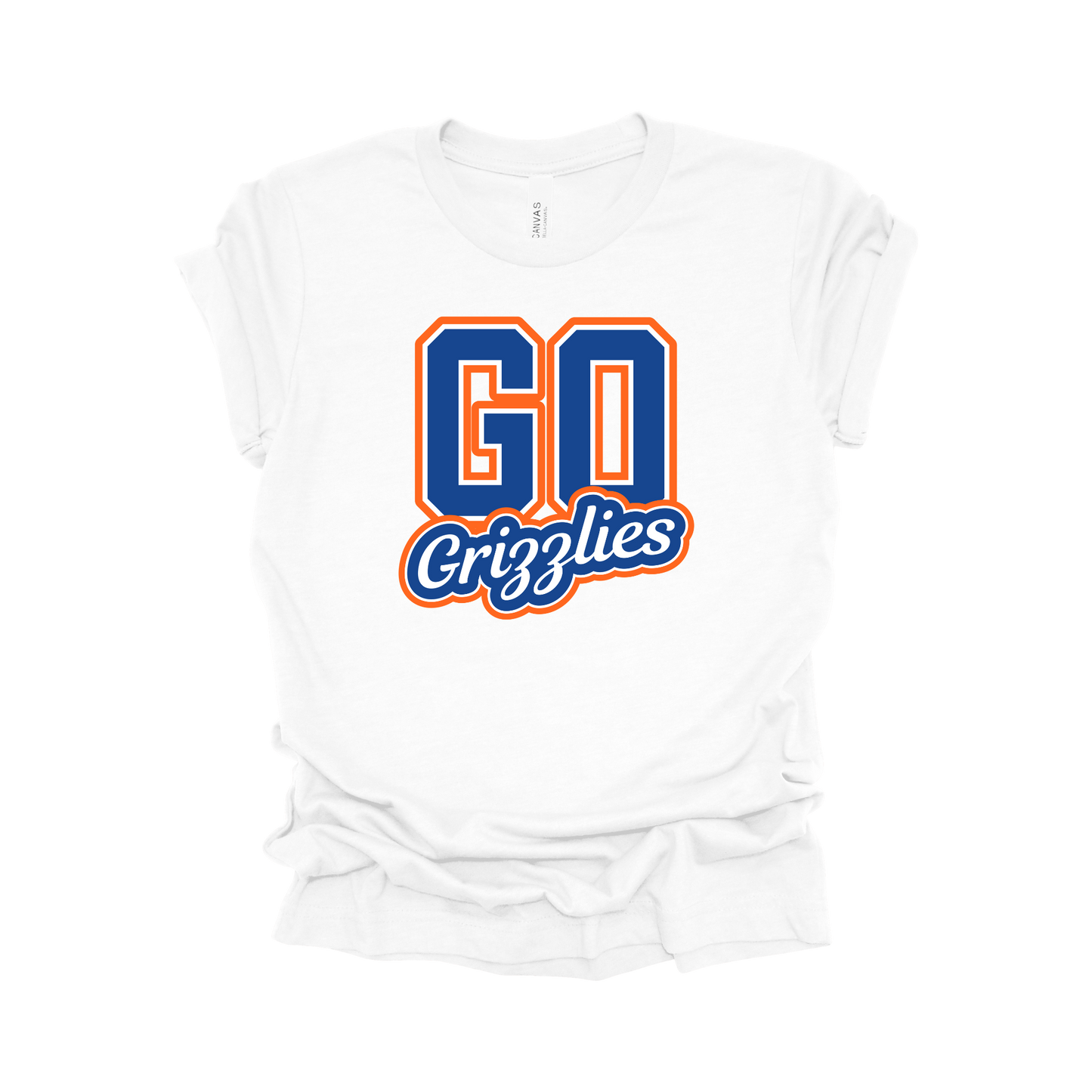 Grand Oaks “GO” T-Shirt – Bold Grizzlies Spirit Wear