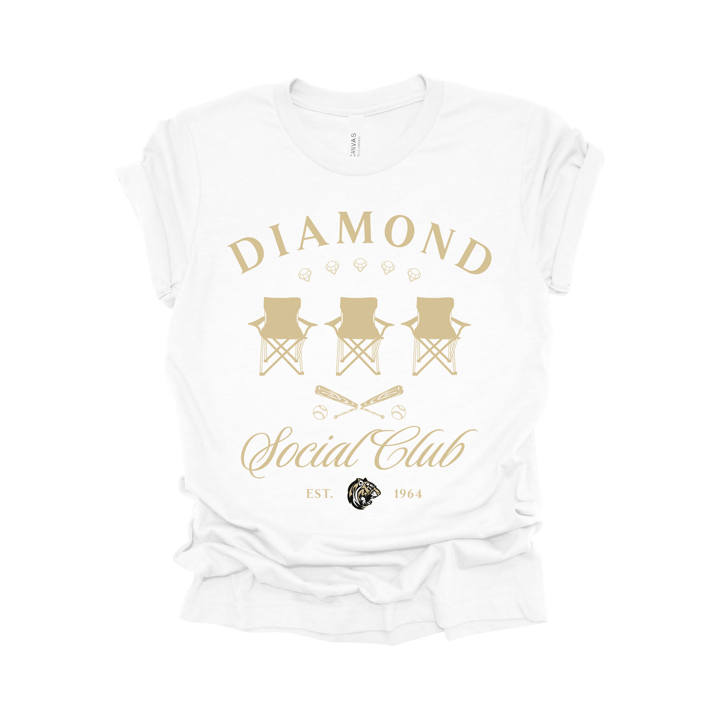 Diamond Social Club Tee - Conroe High School Baseball Team