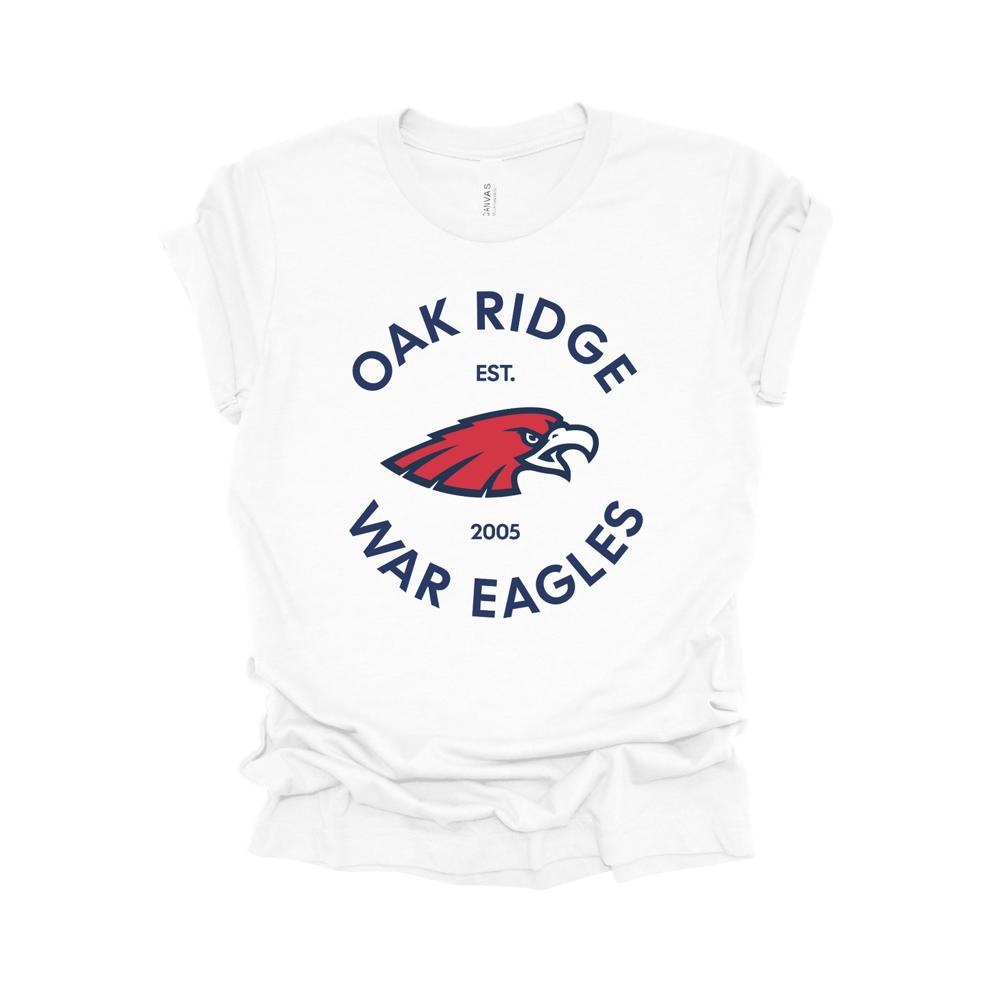 Oak Ridge War Eagles Logo Circle T-Shirt