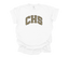 CHS Black and Gold Plaid Conroe High School T-Shirt